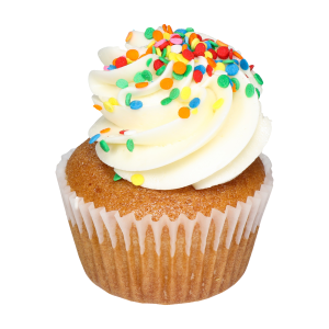 Cupcakes - Vanilla Cake with Vanilla Frosting